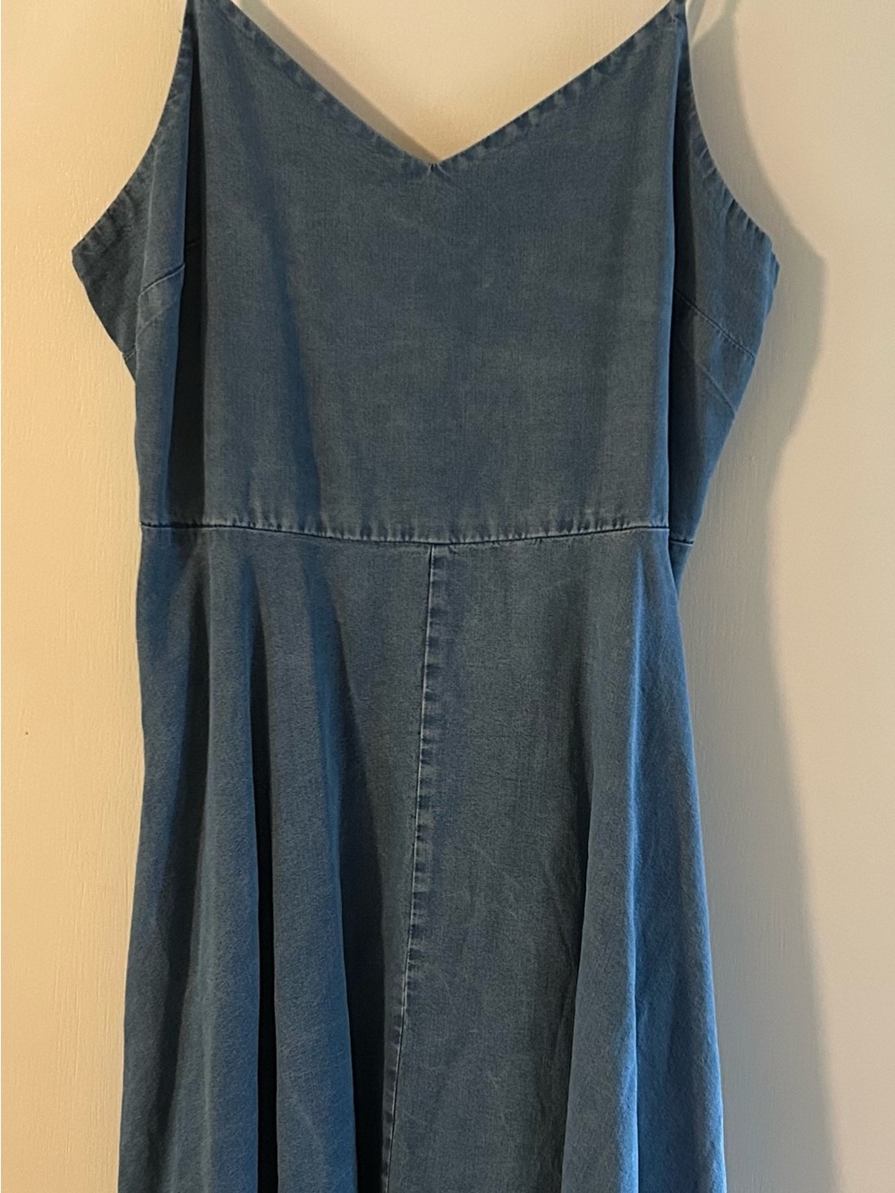 GAP Light Blue Denim A-line Dress - Picture 3 of 5